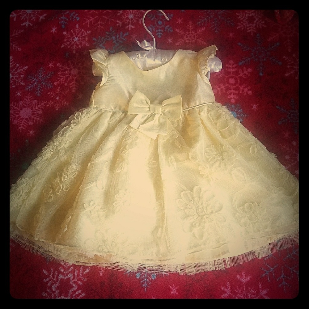 Canary yellow dress